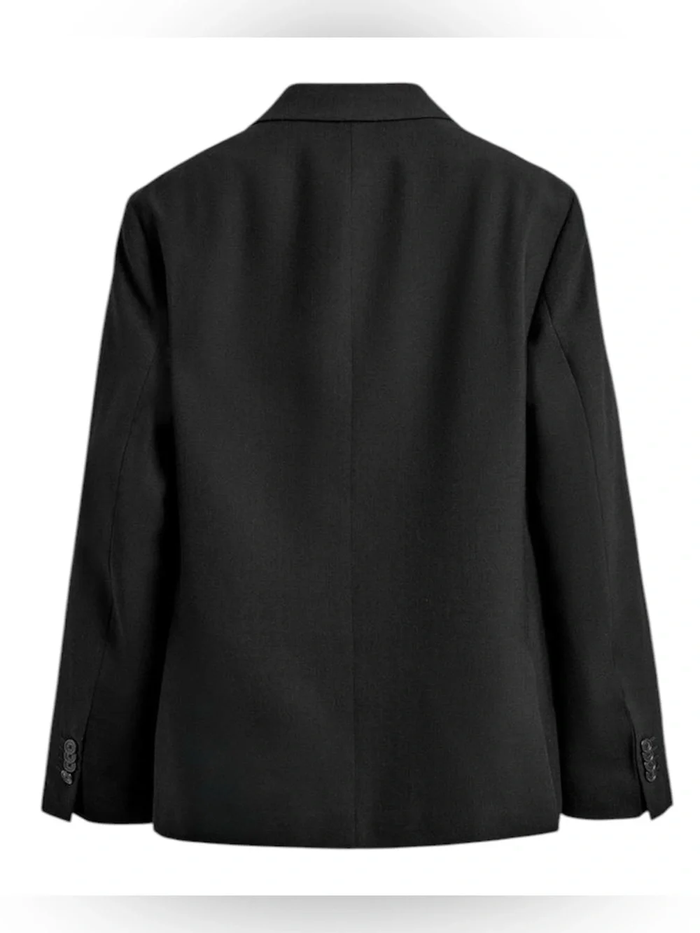 Zara Men Black Slim Fit Blazer Single Breasted Suit Jacket US 44 / EUR 54
